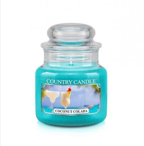  Country Candle - Coconut Colada - Mały słoik (104g) Świeca zapachowa